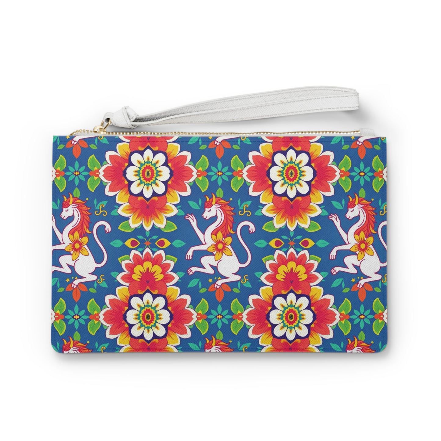 Clutch Bag, Virgo, Zodiac v1, Flower Pattern
