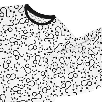 Women's Short Pajama Set Leo Zodiac Sign (AOP)