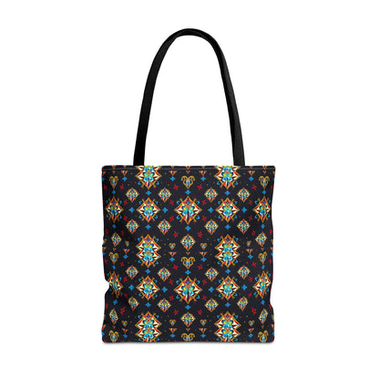 Tote Bag (AOP), Sagittarius, Zodiac v1, Jewel Pattern