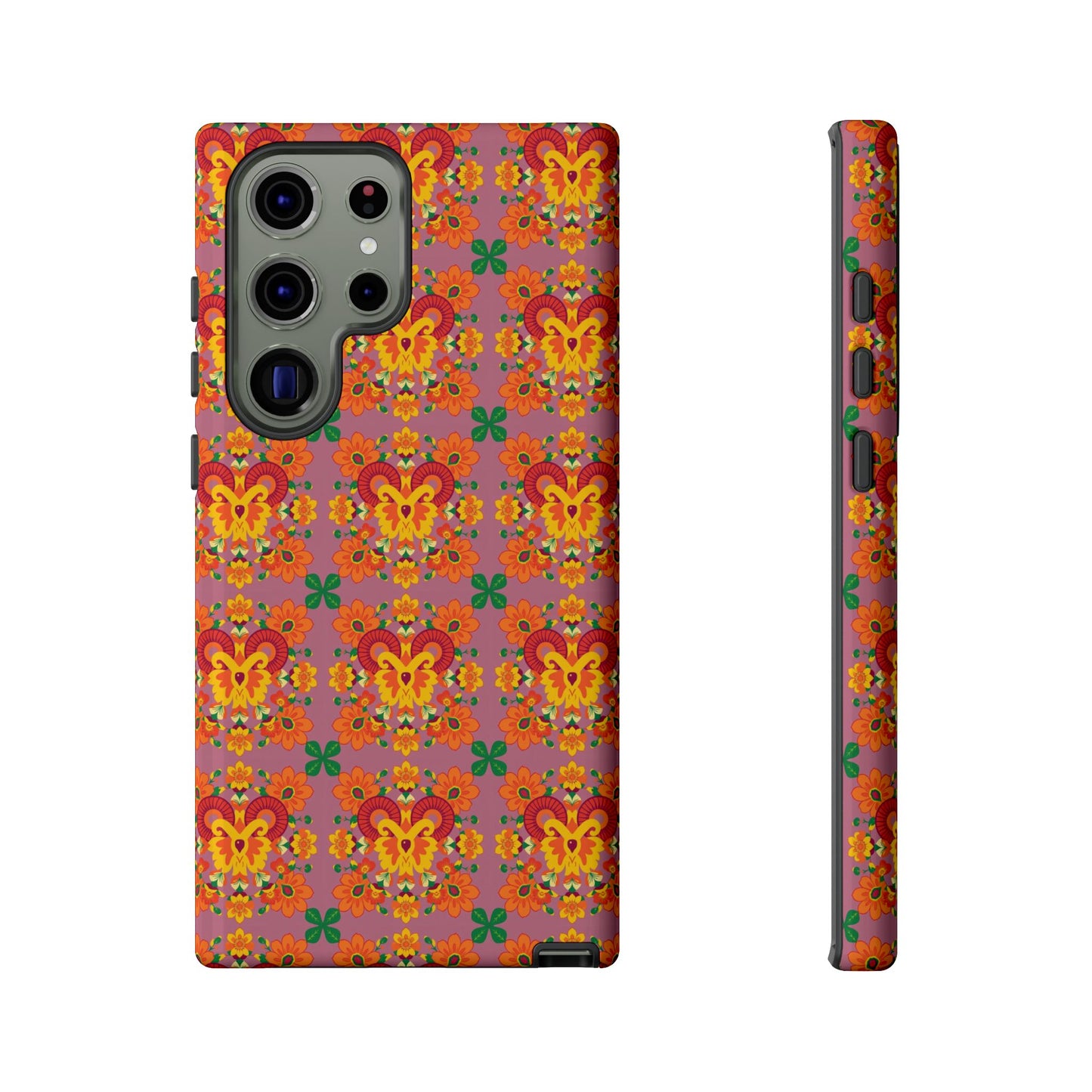 Tough Cases, Aries, Zodiac v1, Flower Pattern