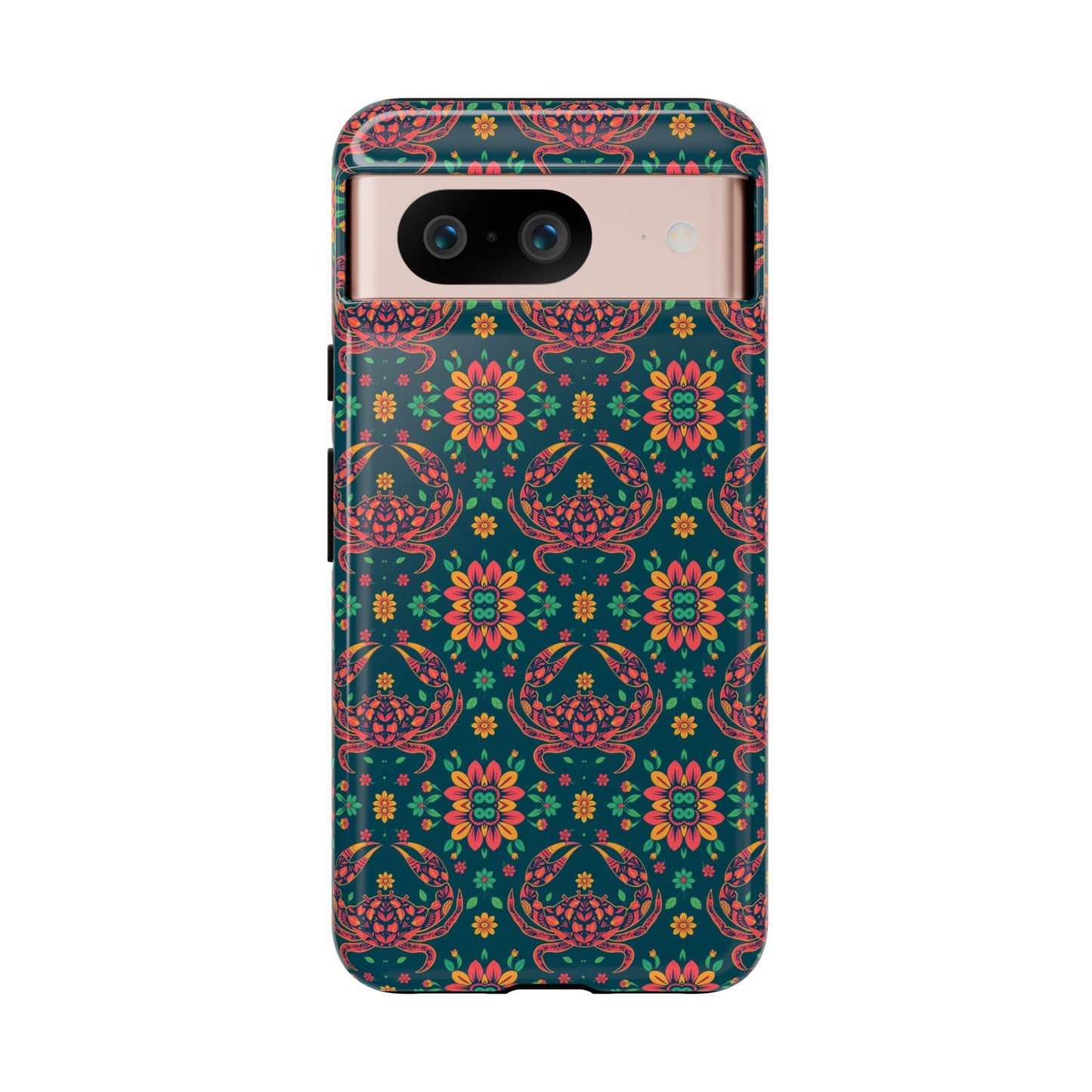 Tough Cases, Cancer, Zodiac v4, Flower Pattern