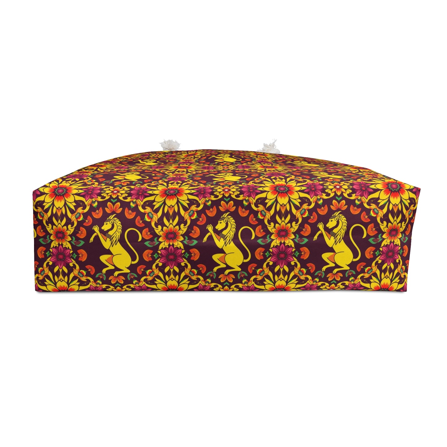 Weekender Bag, Virgo, Zodiac v1, Flower Pattern