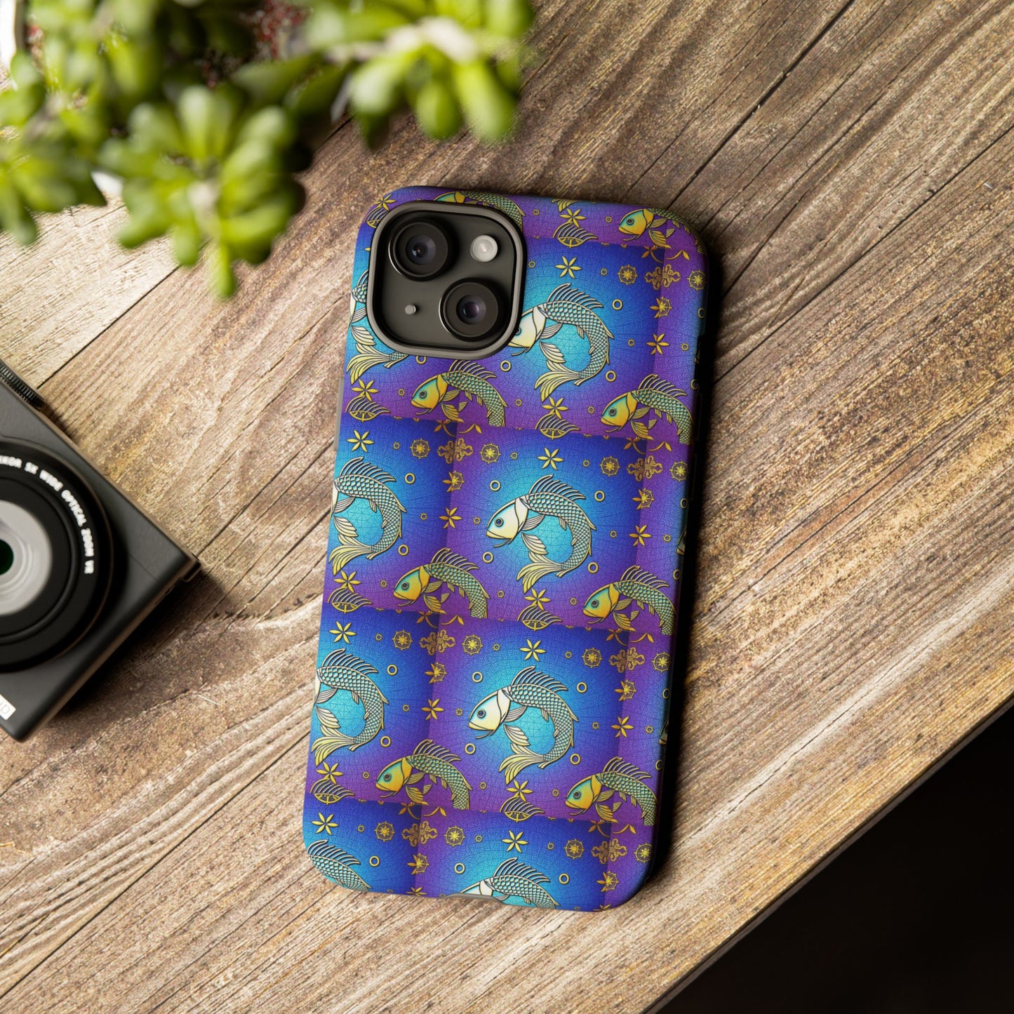 Tough Cases, Pisces, Zodiac v2, Metal Pattern