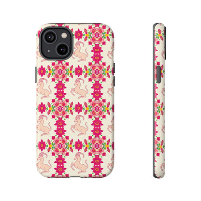 Tough Cases, Capricorn, Zodiac v3, Flower Pattern