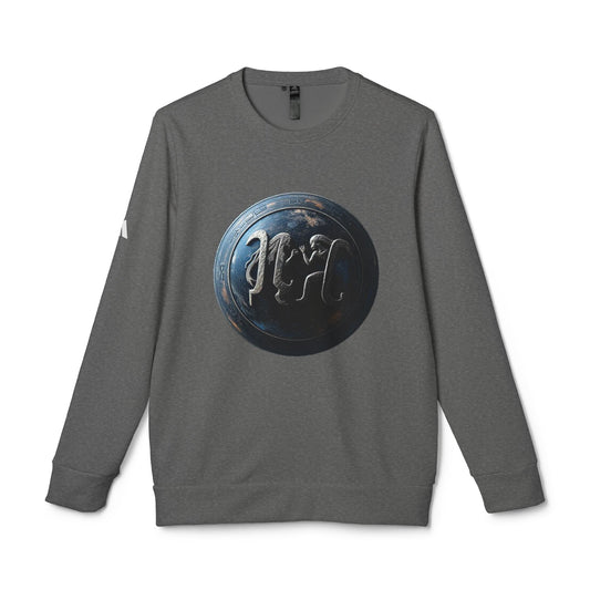 Adidas, Unisex Fleece Crewneck Sweatshirt, Gemini, Space Symbol, Zodiac