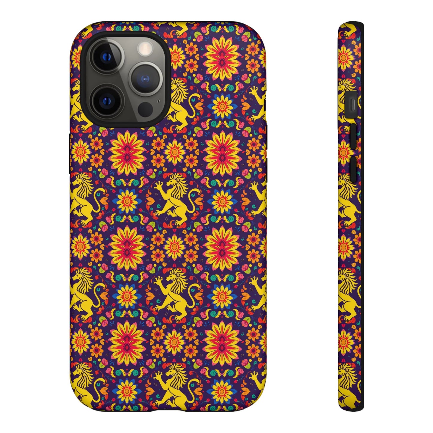 Tough Cases, Leo, Zodiac, Flower Pattern