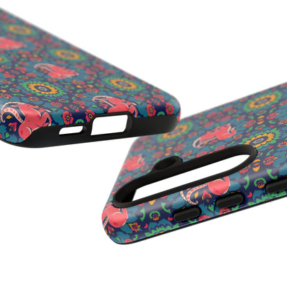 Tough Cases, Capricorn, Zodiac v1, Flower Pattern
