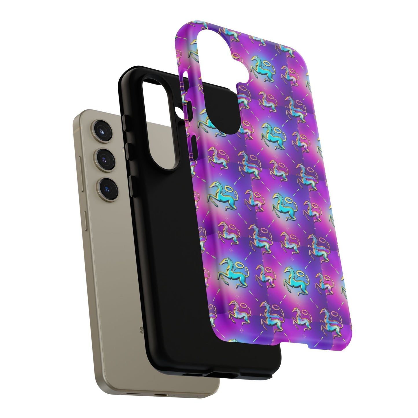 Tough Cases, Aquarius, Zodiac, Metal Pattern