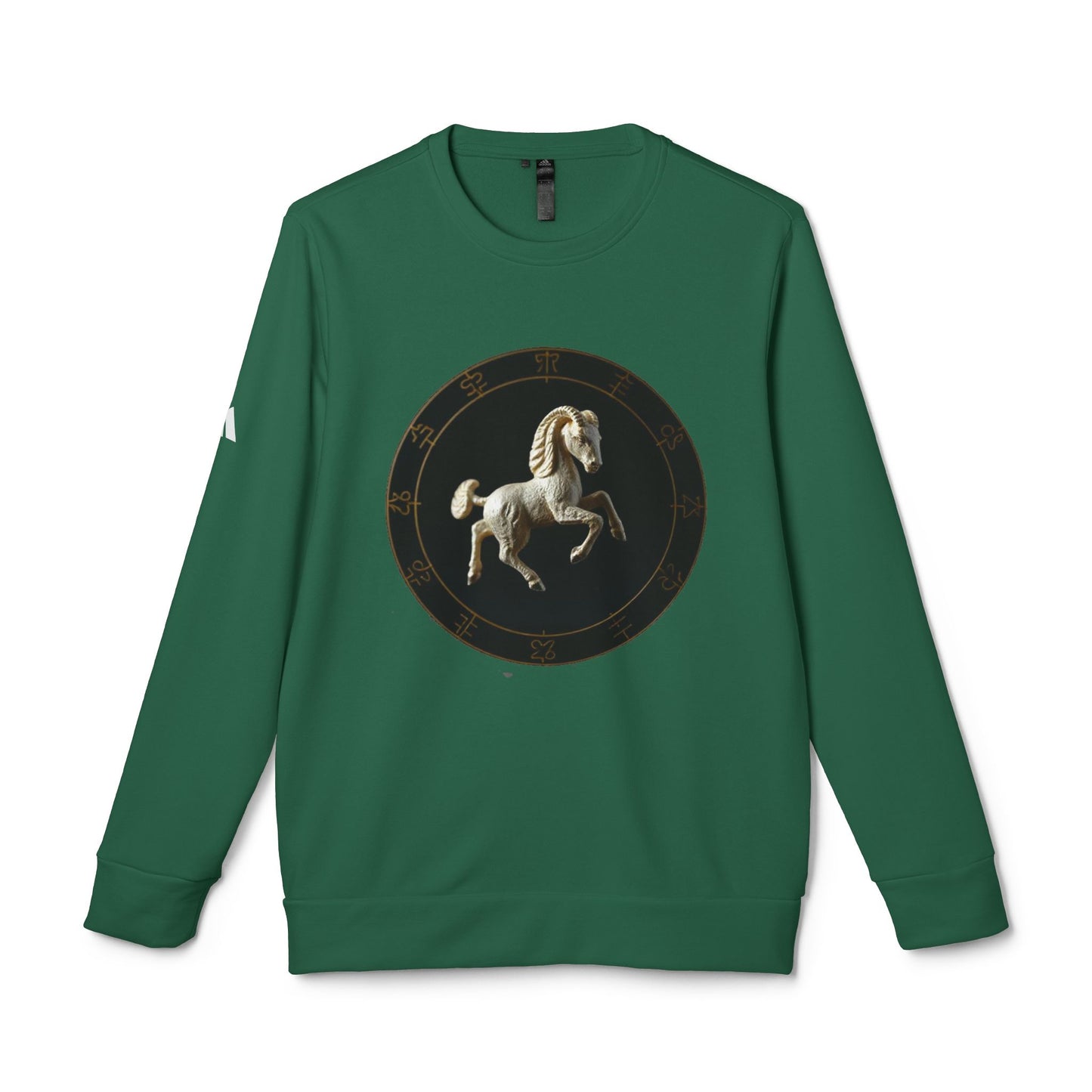 Adidas, Unisex Fleece Crewneck Sweatshirt, Capricorn, Space Animal, Zodiac