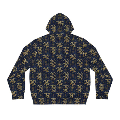 Full-Zip Hoodie (AOP), Aquarius, Zodiac v3, Pattern
