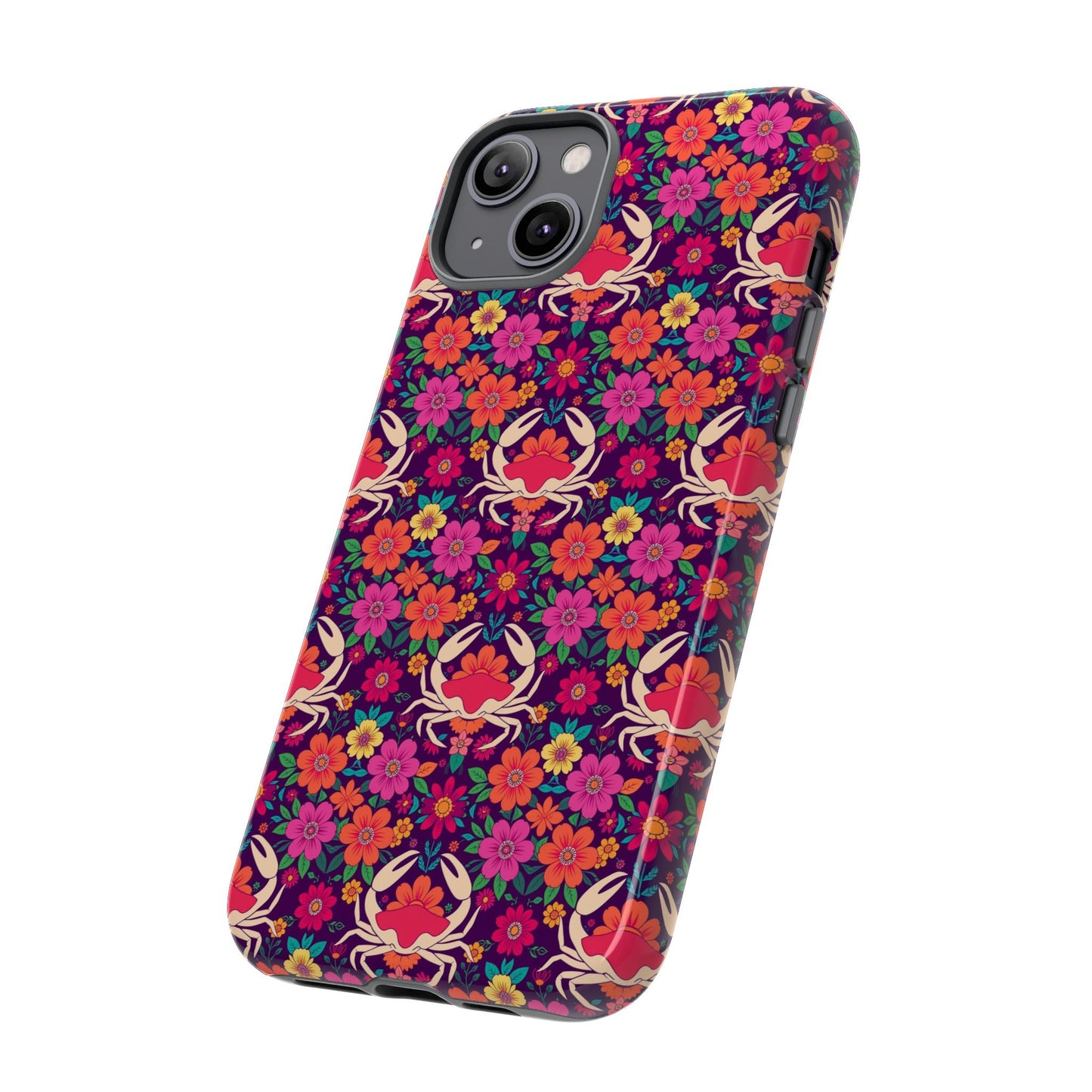 Tough Cases, Cancer, Zodiac v1, Flower Pattern