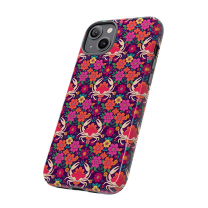 Tough Cases, Cancer, Zodiac v1, Flower Pattern
