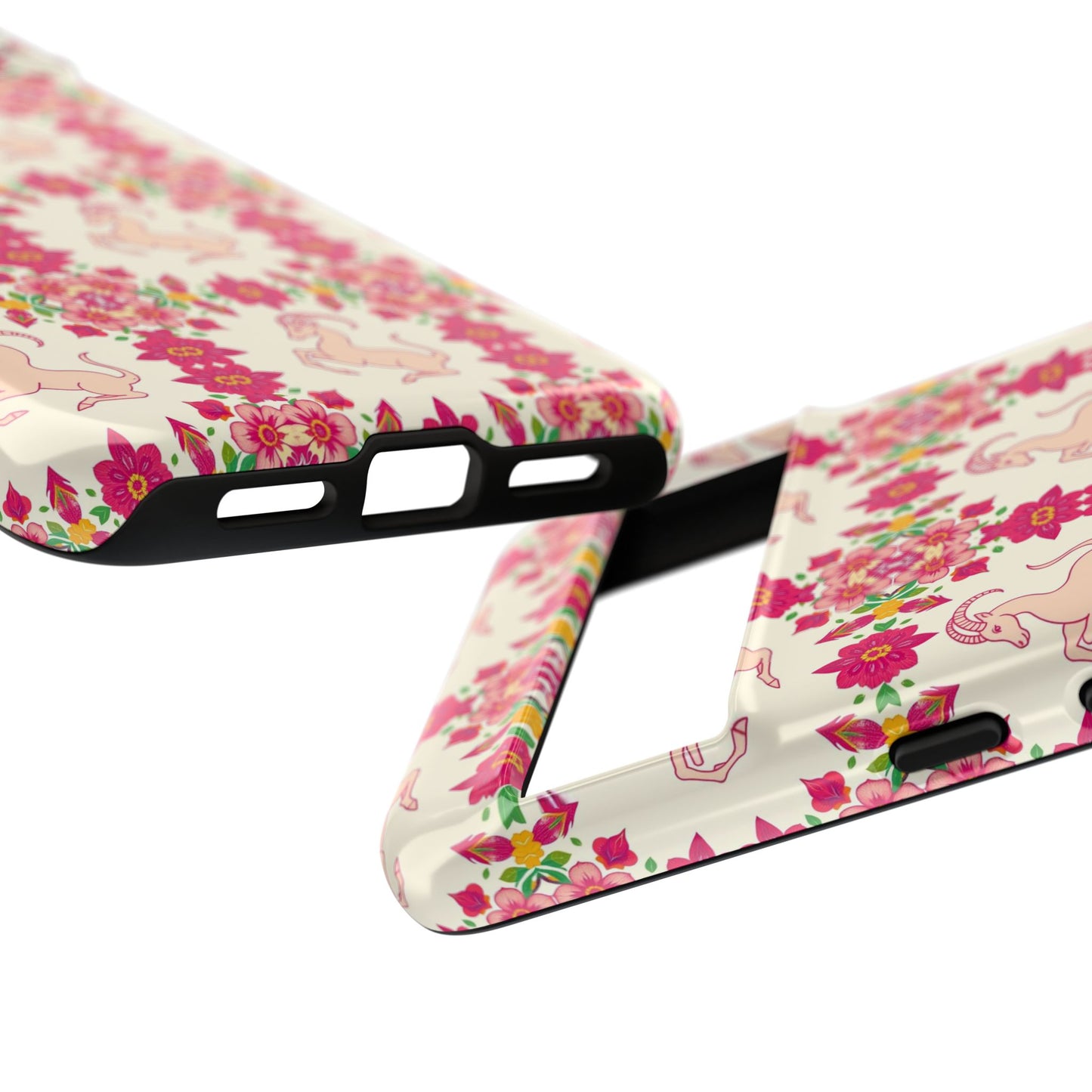 Tough Cases, Capricorn, Zodiac v3, Flower Pattern