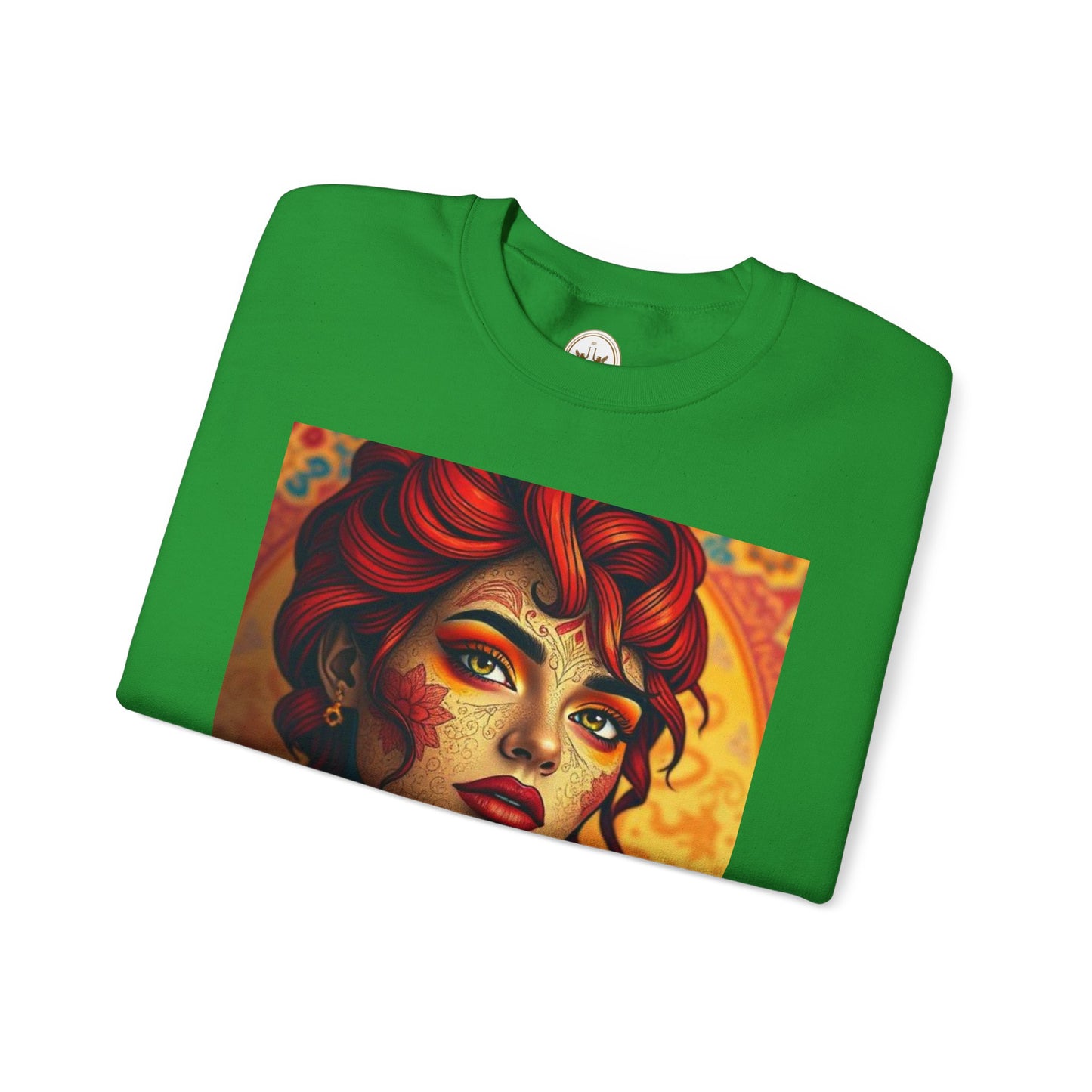 Unisex Heavy Blend™ Crewneck Sweatshirt, Aquarius, Zodiac v2, Sexy Pattern