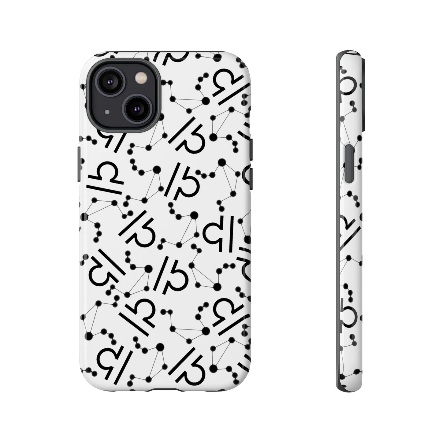 Tough Cases with the Libra Zodiac sign for iPhone, Samsung Galaxy, and Google Pixel devices