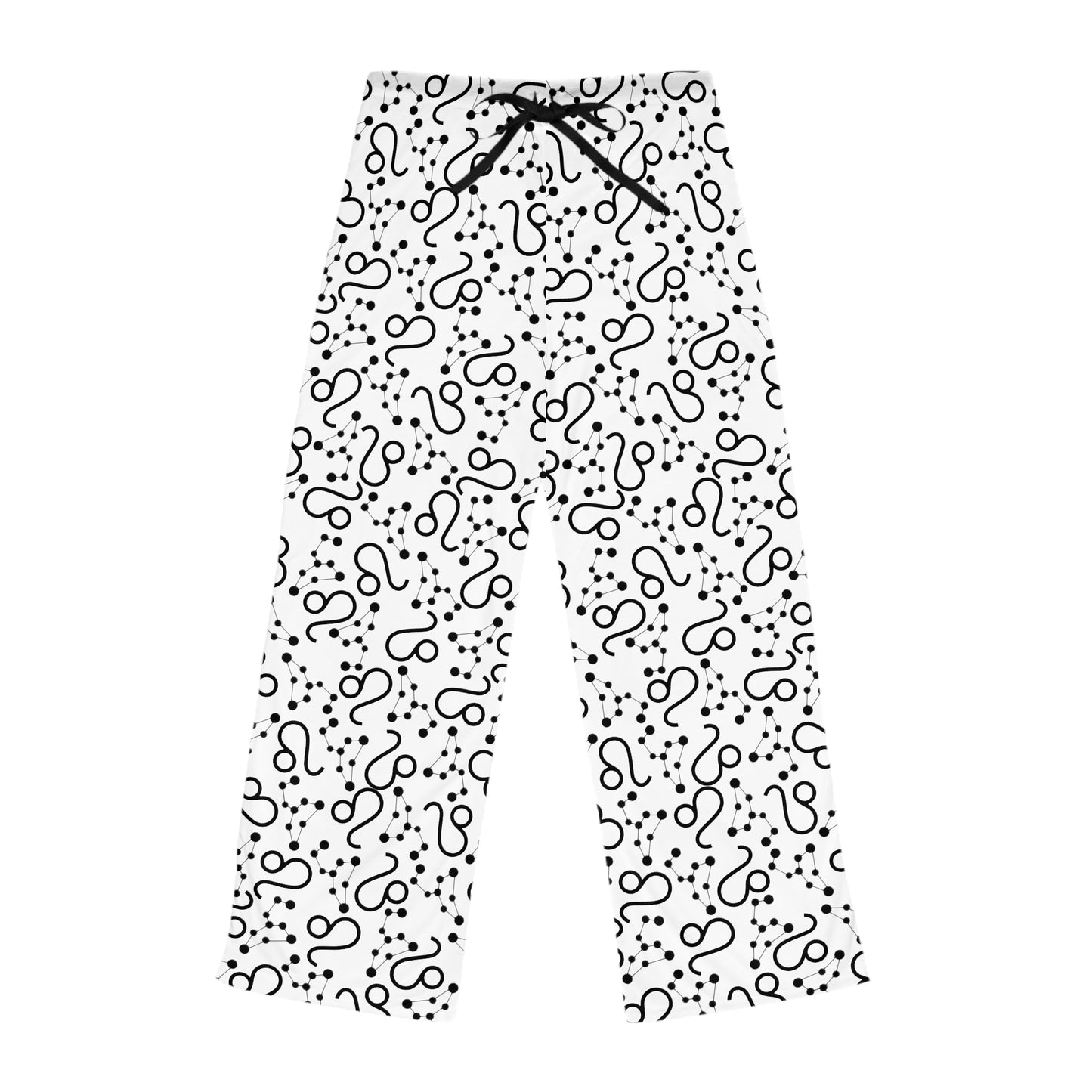 Women's Zodiac Pajama Pants (AOP) Leo Zodiac Sign