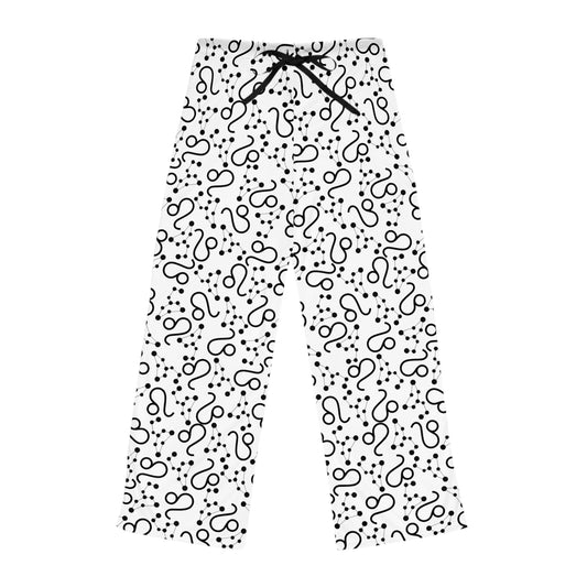 Women's Zodiac Pajama Pants (AOP) Leo Zodiac Sign