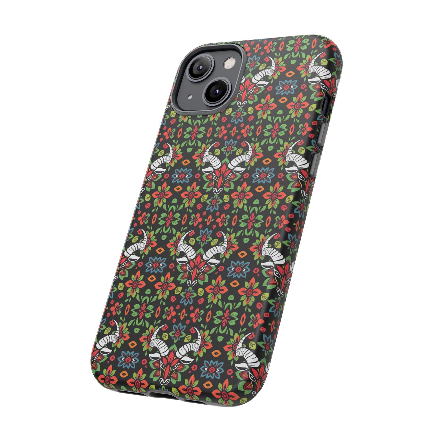 Tough Cases, Taurus, Zodiac v2, Flower Pattern