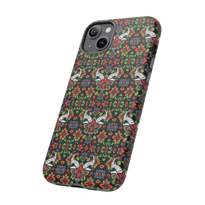 Tough Cases, Taurus, Zodiac v2, Flower Pattern
