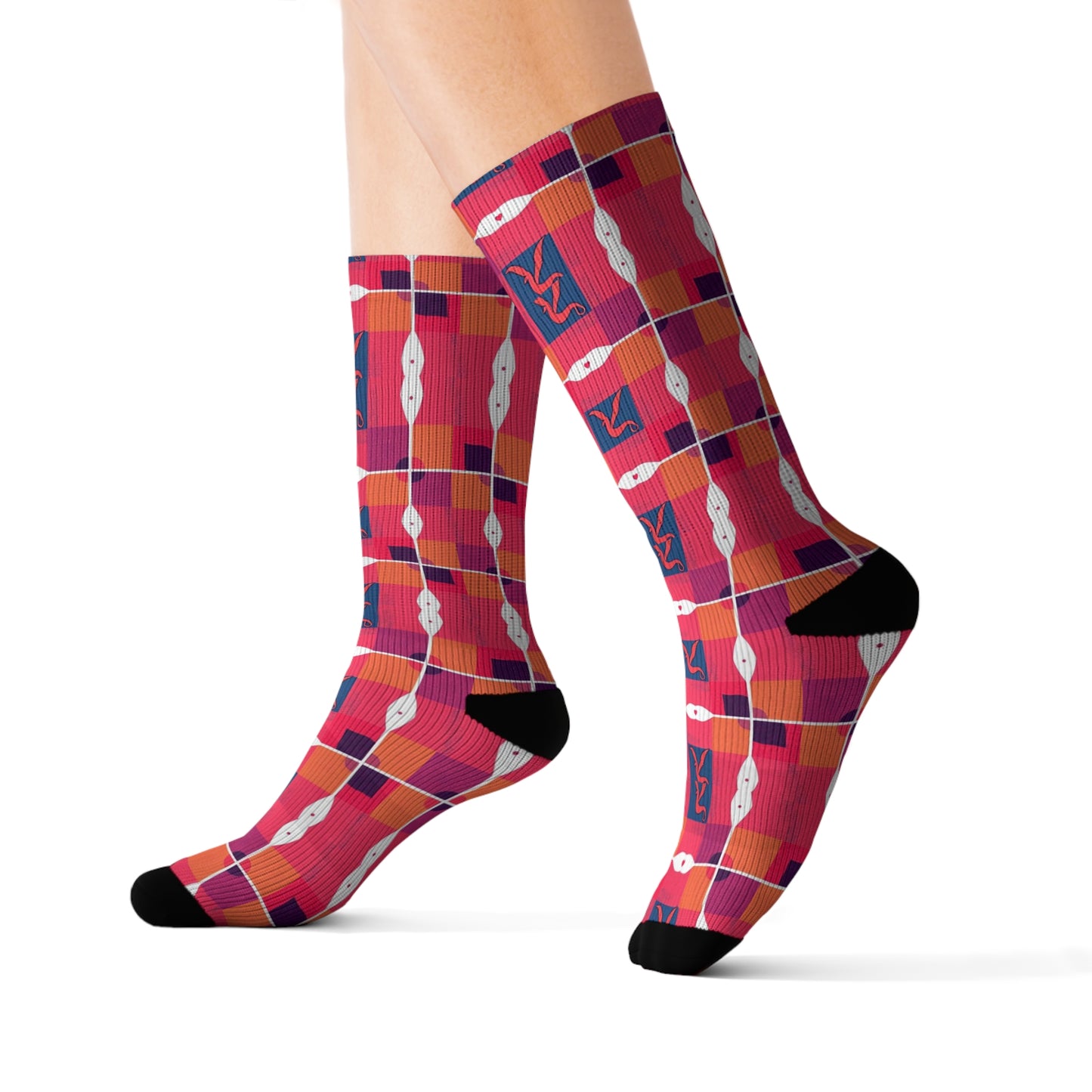 Sublimation Socks, Sagittarius, Zodiac v2, Shapes Pattern
