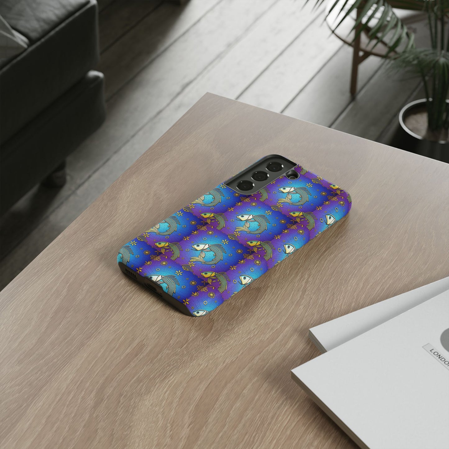 Tough Cases, Pisces, Zodiac v2, Metal Pattern