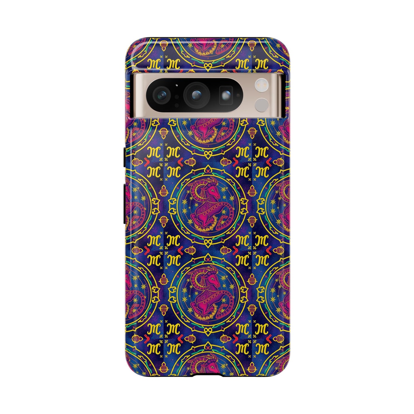 Tough Cases, Capricorn, Zodiac, Metal Pattern
