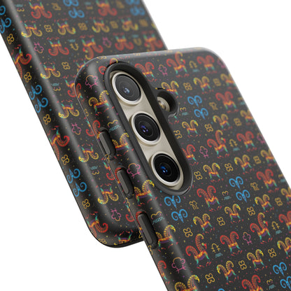 Tough Cases, Aries, Zodiac v1, Metal Pattern