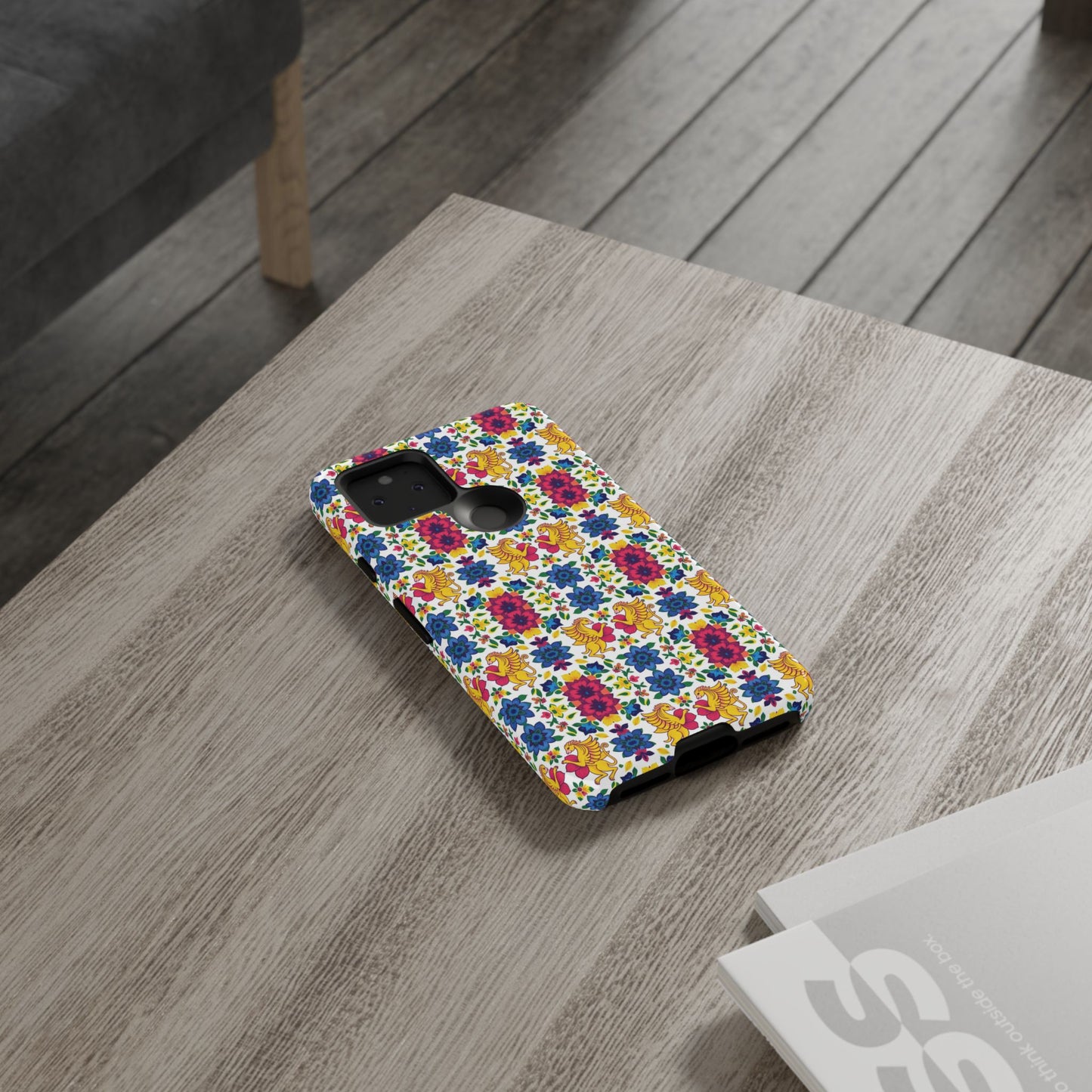 Tough Cases, Gemini, Zodiac, Flower Pattern