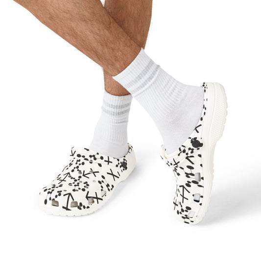 EVA Foam Rubber Shoes (AOP), Material 100% EVA, Sagittarius Zodiac Design
