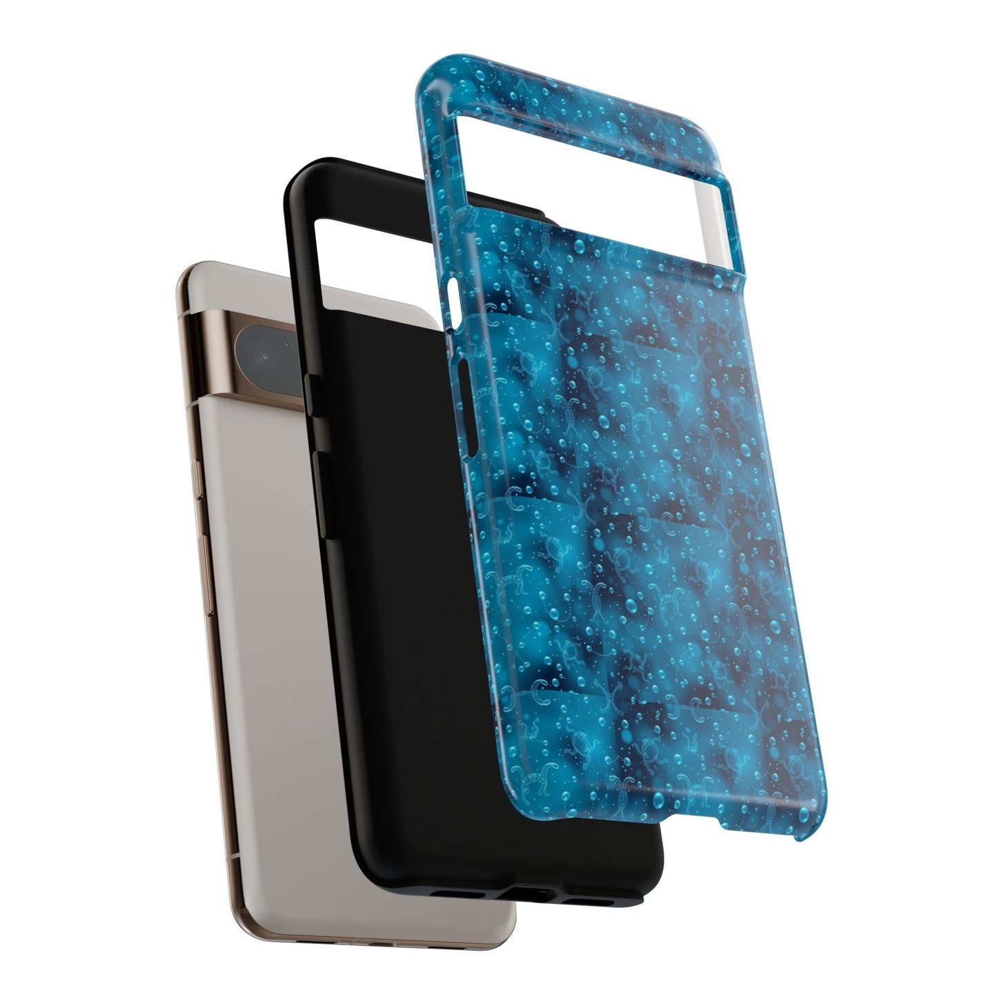 Tough Cases, Aquarius, Zodiac v3, Bubble Pattern