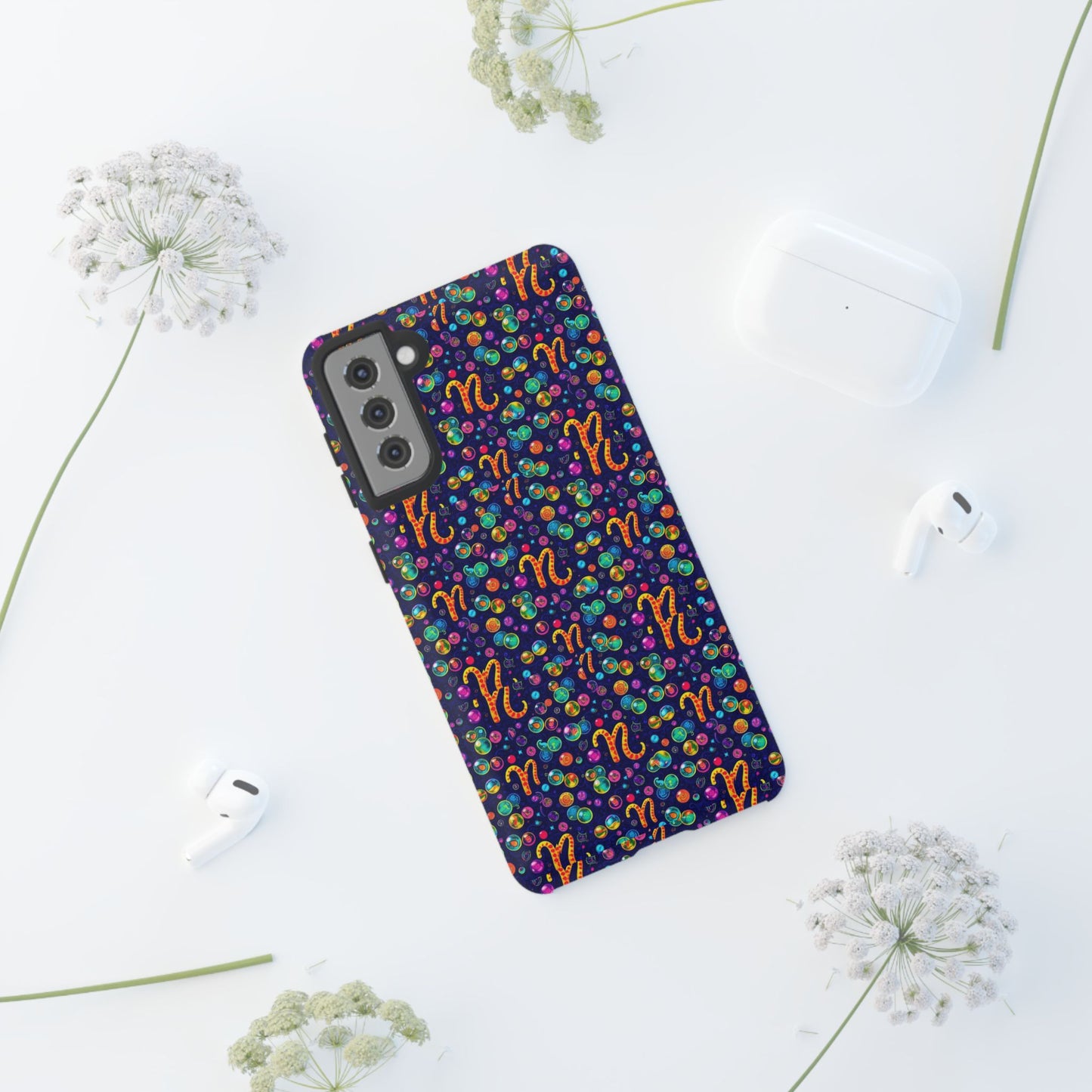 Tough Cases, Aquarius, Zodiac, Bubble Pattern