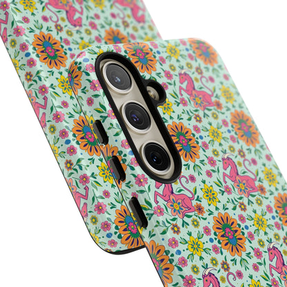 Tough Cases, Aquarius, Zodiac, Flower Pattern