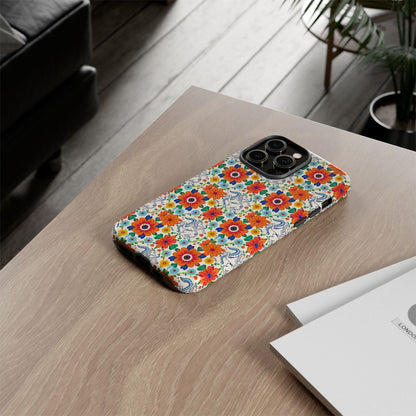 Tough Cases, Virgo, Zodiac v4, Flower Pattern