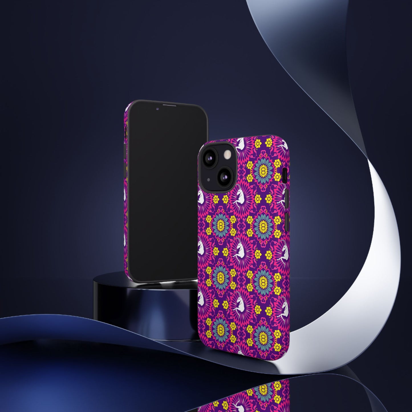 Tough Cases, Capricorn, Zodiac, Flower Pattern