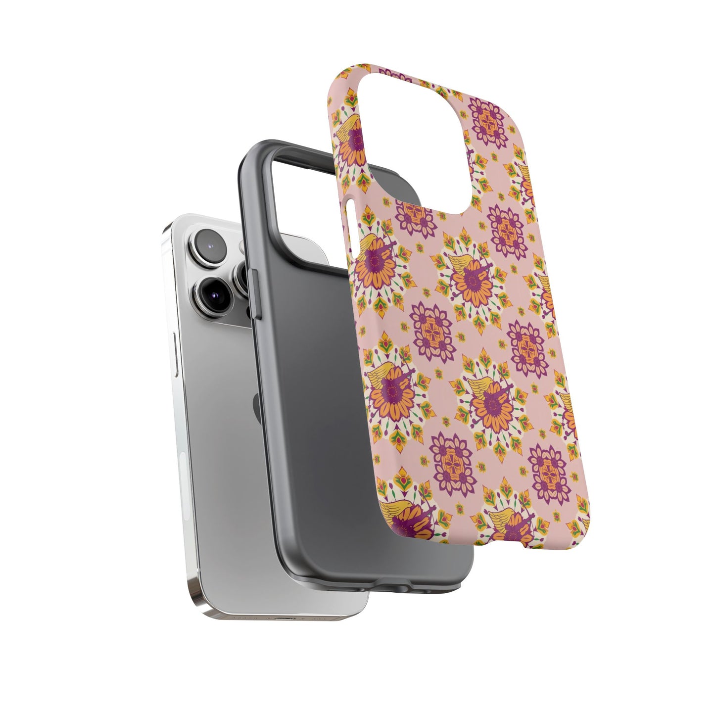 Tough Cases, Sagittarius, Zodiac v4, Flower Pattern
