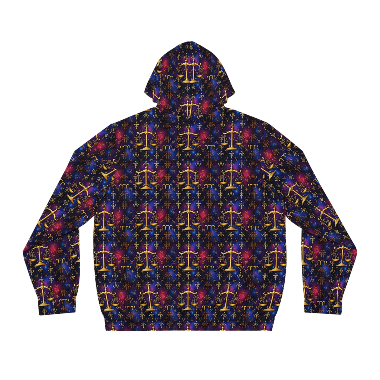 Full-Zip Hoodie (AOP), Libra, Zodiac, Pattern