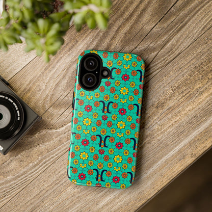 Tough Cases, Aquarius, Zodiac v2, Flower Pattern