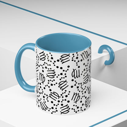 Accent Coffee Mug with the Virgo sign (11, 15oz)