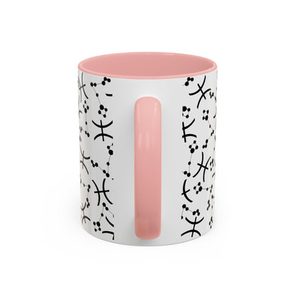 Accent Coffee Mug with the Pisces sign (11, 15oz)