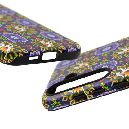 Tough Cases, Sagittarius, Zodiac v1, Flower Pattern