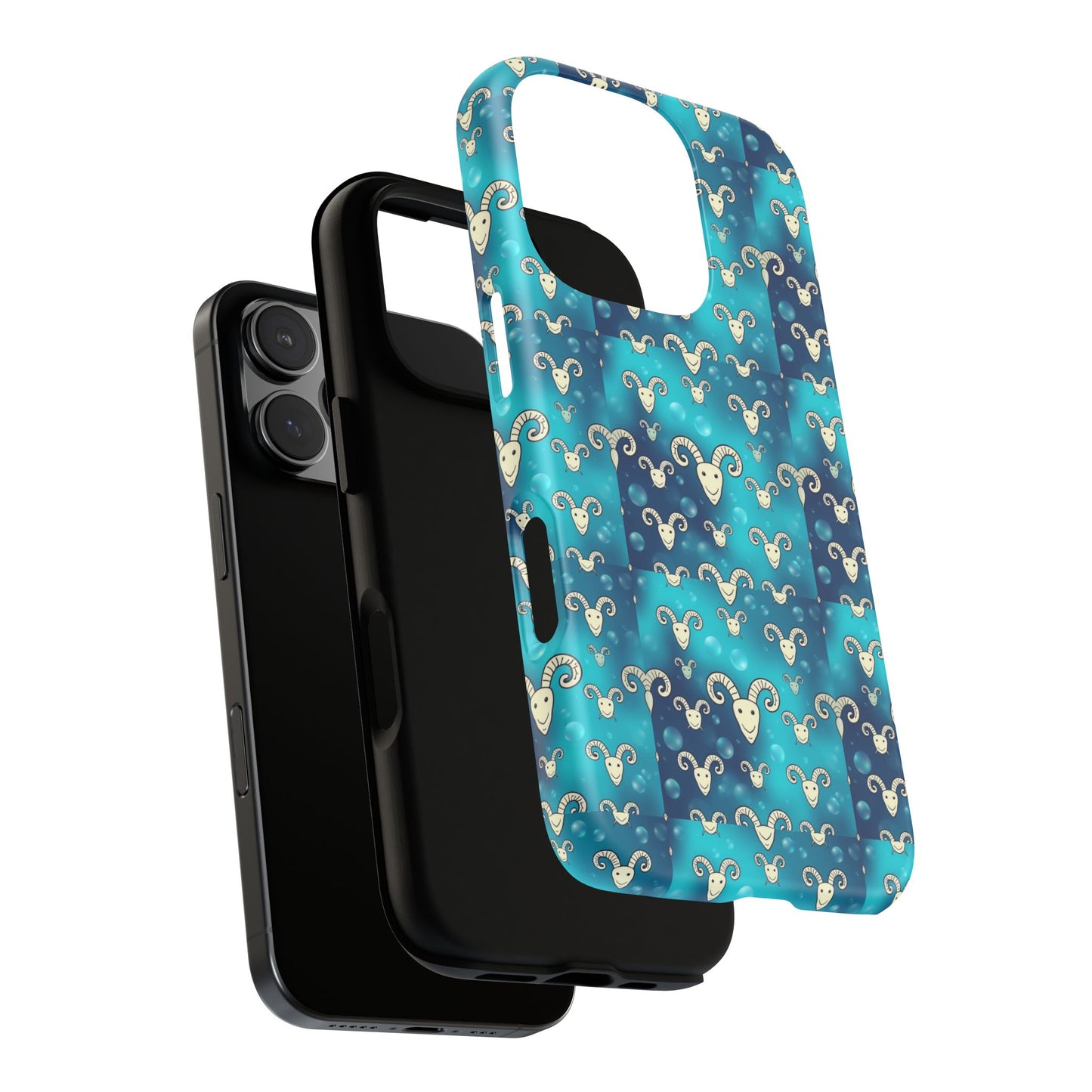 Tough Cases, Aries, Zodiac v1, Bubble Pattern