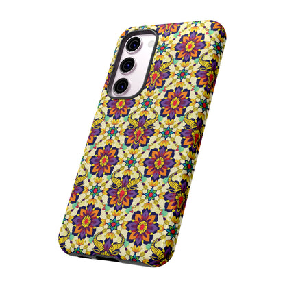 Tough Cases, Taurus, Zodiac v1, Flower Pattern