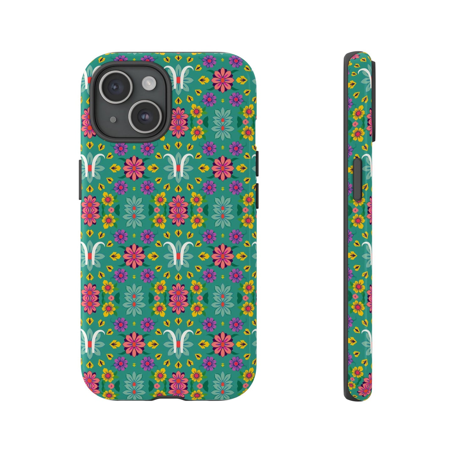 Tough Cases, Aquarius, Zodiac v4, Flower Pattern
