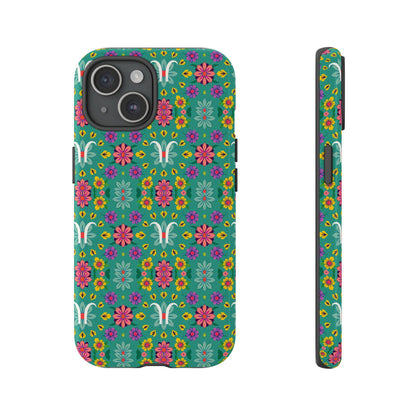 Tough Cases, Aquarius, Zodiac v4, Flower Pattern