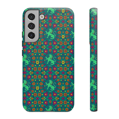 Tough Cases, Leo, Zodiac v3, Flower Pattern