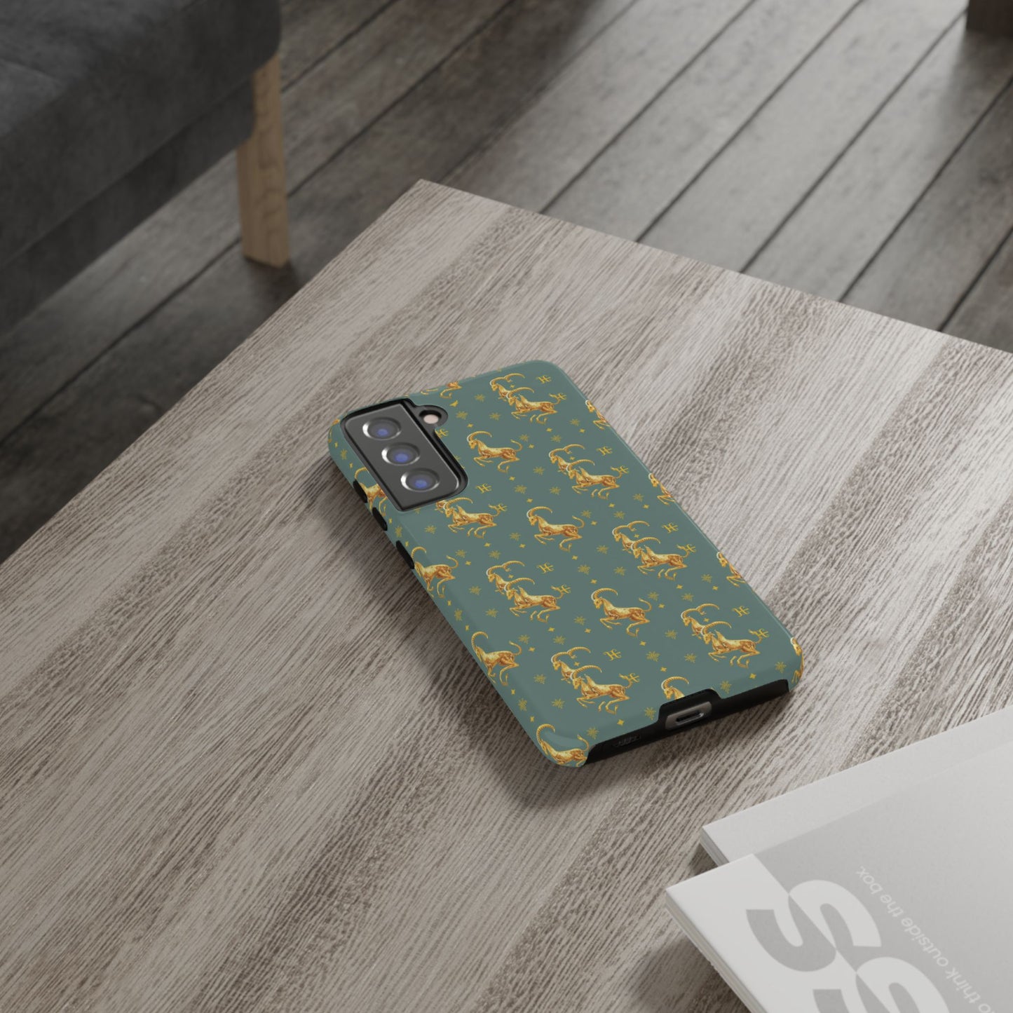 Tough Cases, Capricorn, Zodiac v1, Metal Pattern