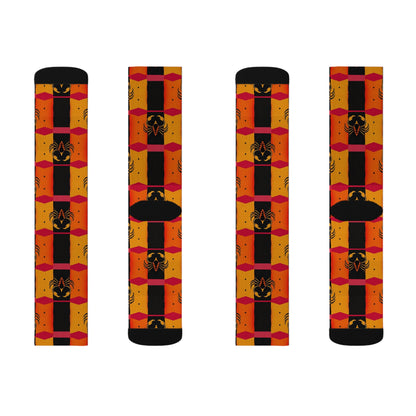 Sublimation Socks, Scorpio, Zodiac v2, Shapes Pattern