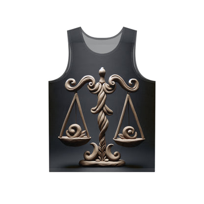 Men's Tank (AOP), Regular fit, Libra Zodiac Sign