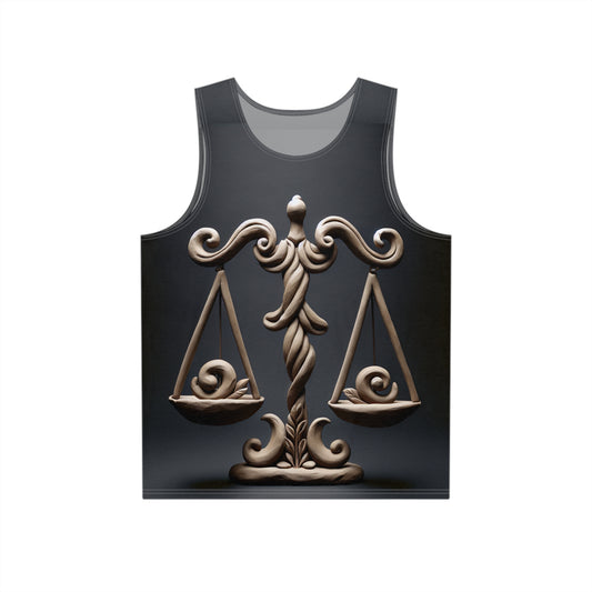 Men's Tank (AOP), Regular fit, Libra Zodiac Sign