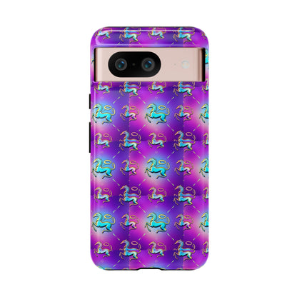 Tough Cases, Aquarius, Zodiac, Metal Pattern